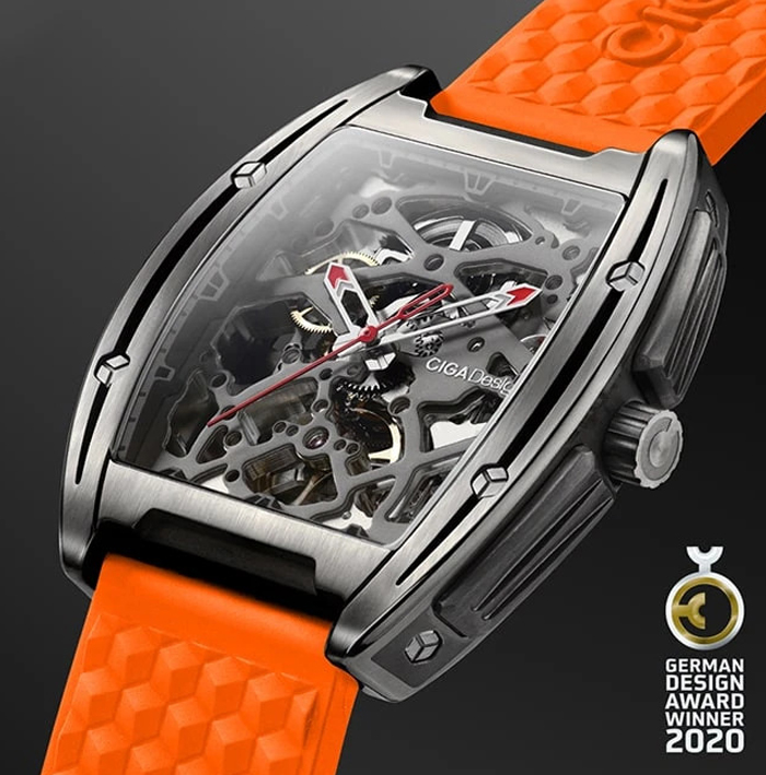 CIGA Design Z Series Titanium – Orologio Automatico Scheletrato – Movimento SEAGULL 25 Rubini – Vetro Zaffiro